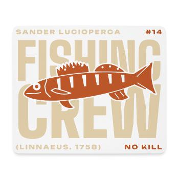 Sander Stack – Zander - Mousepad (Querformat) - Weiß - Vorne