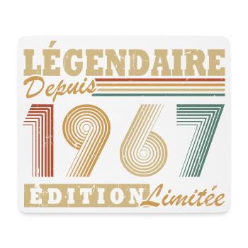 Legendär seit 1967 Limited Edition Vintage - Mousepad (Querformat) - Weiß - Vorne