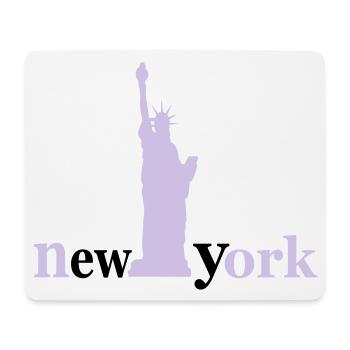 new_york - Mouse Pad (horizontal) - white - Front