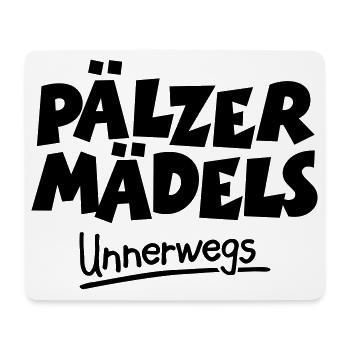 Pälzer Mädels unnerwegs - Pfälzer Mädels unterwegs - Mousepad (Querformat) - Weiß - Vorne