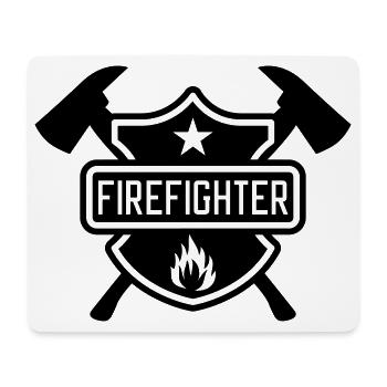 Firefighter - Mouse Pad (horizontal) - white - Front