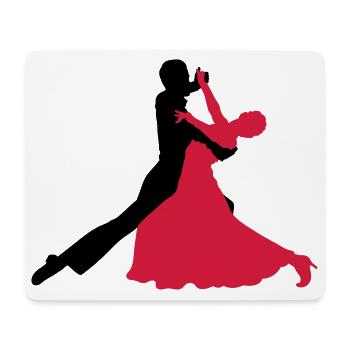 la danse de salon - Tapis de souris (format paysage) - blanc - Devant