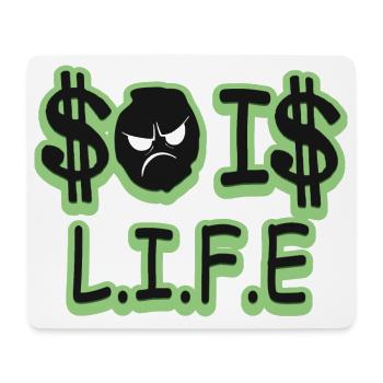 That's life - Mouse Pad (horizontal) - white - Front
