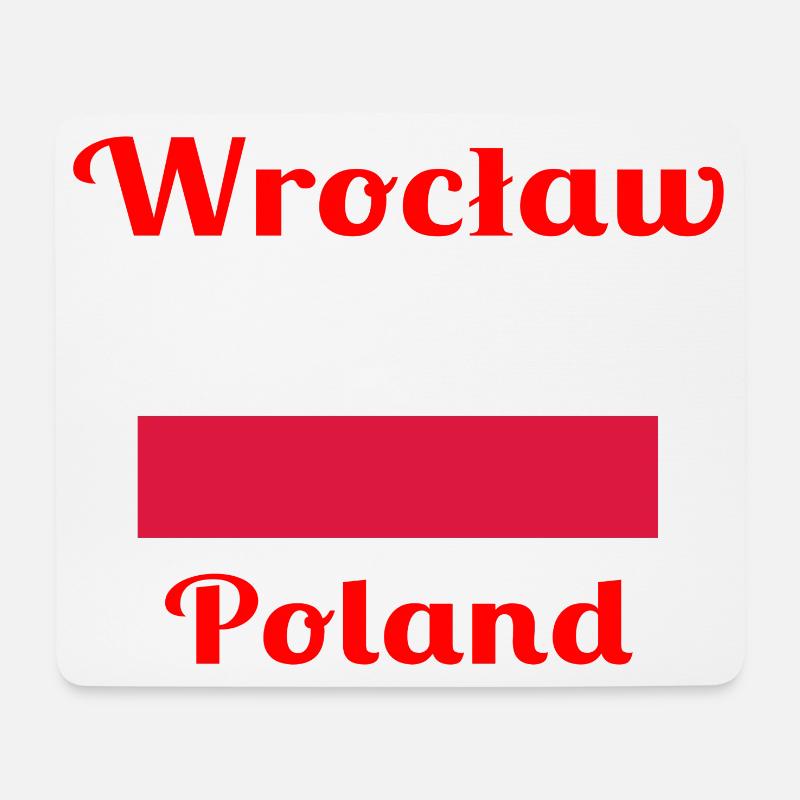 Wrocław, Pologne - Imprimés élégants - Tapis de souris (format paysage) - blanc