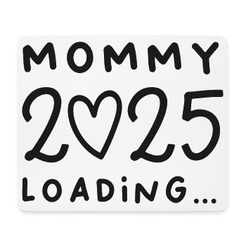 Mommy 2025 - Mousepad (Querformat) - Weiß - Vorne