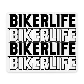 Biker_life_fast - Mouse Pad (horizontal) - white - Front