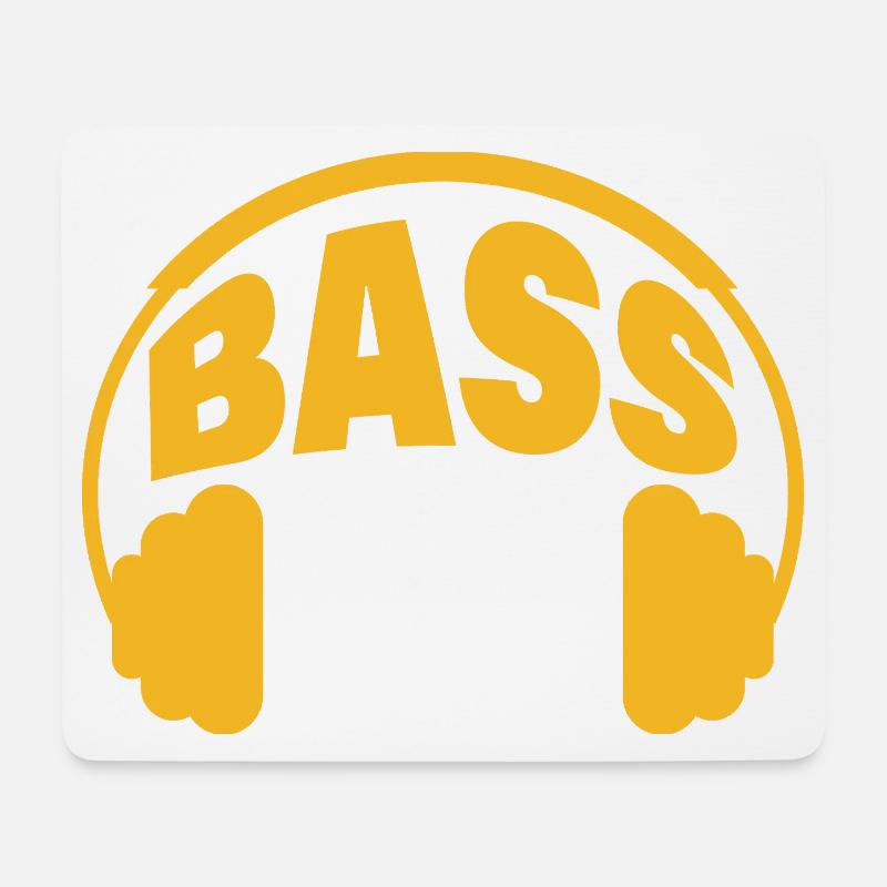 Bass - Mouse Pad (horizontal) - white