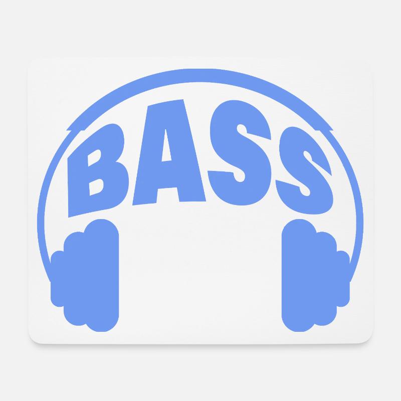 BASS - Mousepad (Querformat) - Weiß