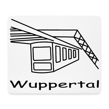schwebebahn wuppertal - Mousepad (Querformat) - Weiß - Vorne