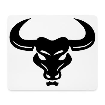 bull - Mouse Pad (horizontal) - white - Front