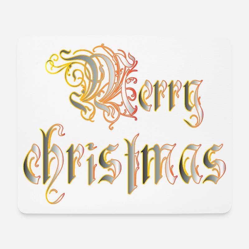 Christmas - Tapis de souris (format paysage) - blanc