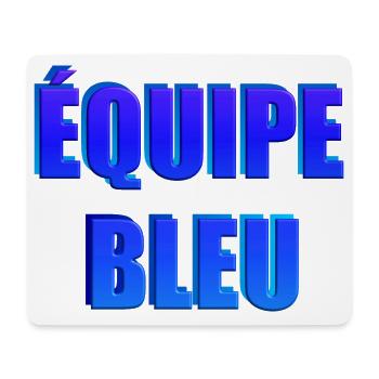 équipe bleu - Tapis de souris (format paysage) - blanc - Devant