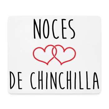 Anniversaire Mariage Noces de Chinchilla 67 Ans - Tapis de souris (format paysage) - blanc - Devant