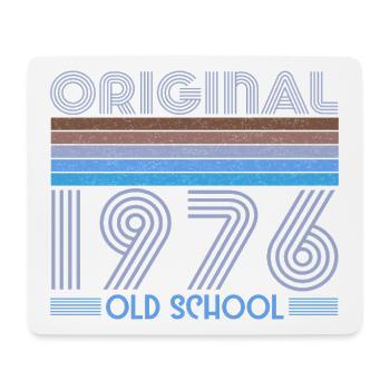 ORIGINAL 1976 OLD SCHOOL 50th Birthday - Mouse Pad (horizontal) - white - Front