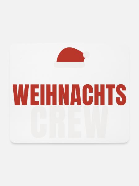 Weihnachts Crew Weihnachtsmütze Familie Team Fest - Mousepad (Querformat) - Weiß