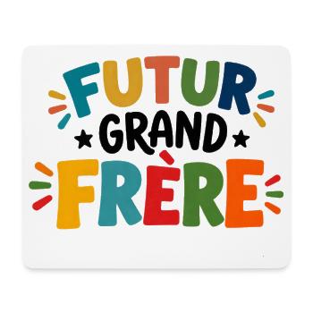 Zukünftiges T-Shirt für große Bruder - Mousepad (Querformat) - Weiß - Vorne