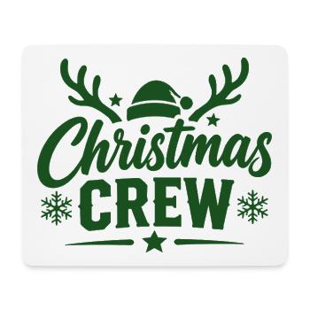 Christmas Crew Rentier - Mousepad (Querformat) - Weiß - Vorne