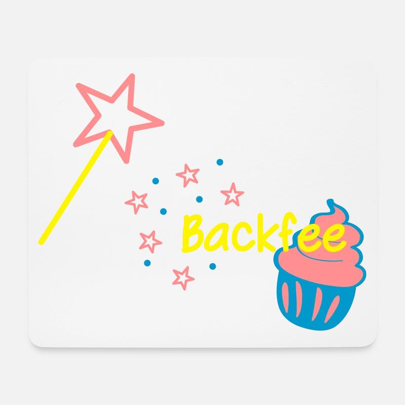 Backfee Schürze Cupcaki - Mousepad (Querformat) - Weiß