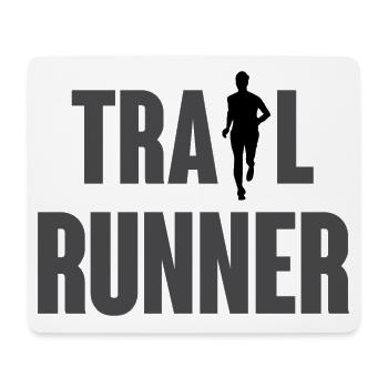 Trailrunner - Mousepad (Querformat) - Weiß - Vorne