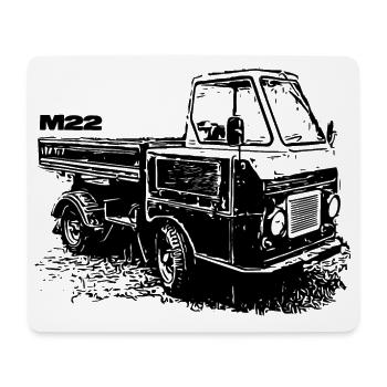 Multivoiture M22 - Tapis de souris (format paysage) - blanc - Devant
