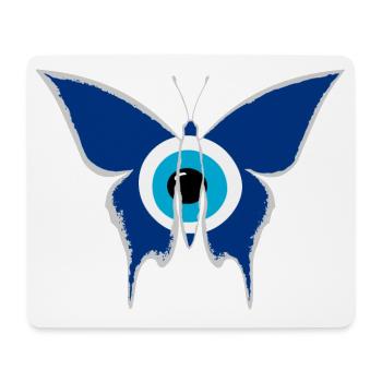 Nazar Schmetterling weiß - Mousepad (Querformat) - Weiß - Vorne