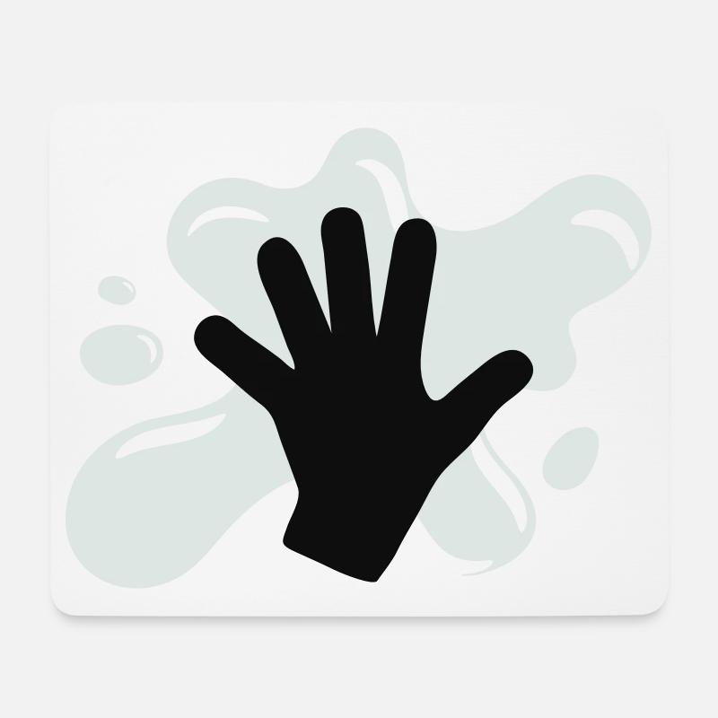 Klima Kleber Aktion - Mousepad (Querformat) - Weiß