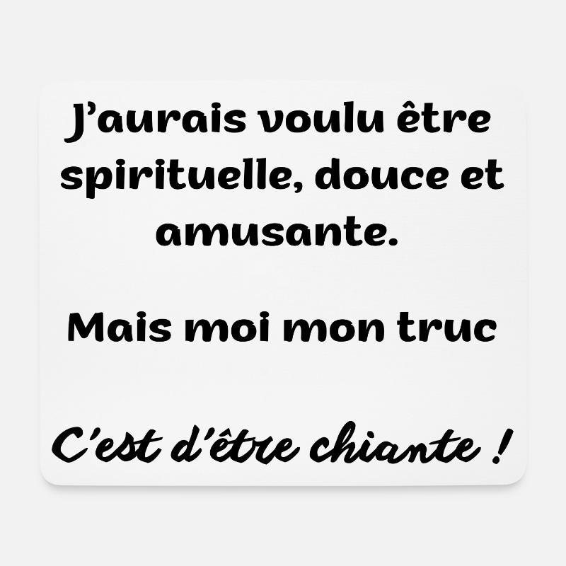 Chiante - Tapis de souris (format paysage) - blanc