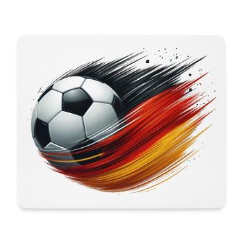 Viva German Football, Flag of Germany - Mouse Pad (horizontal) - white - Front