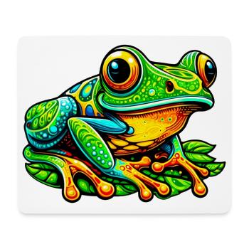 Frog - Mouse Pad (horizontal) - white - Front