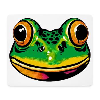 Grenouille - Tapis de souris (format paysage) - blanc - Devant
