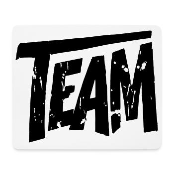 Team - Mousepad (Querformat) - Weiß - Vorne