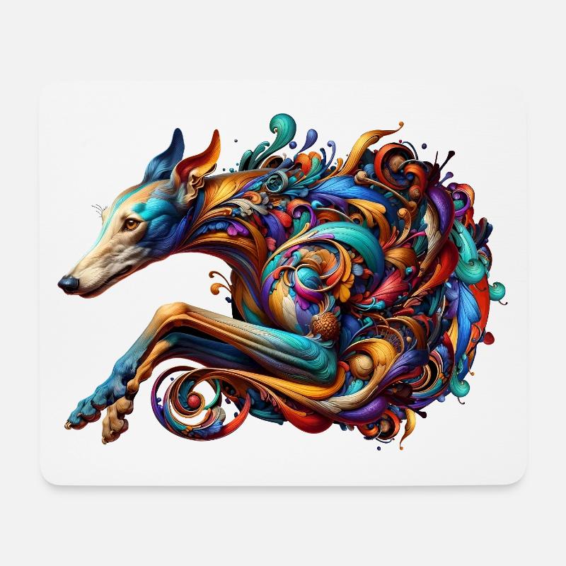 Galgo Graphics - Mouse Pad (horizontal) - white