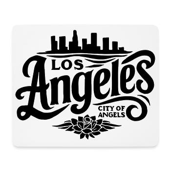 Los Angeles City of Angels California shirt LA - Mouse Pad (horizontal) - white - Front