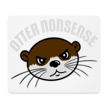 Otter Nonsense Lustig Wortspiel Otter Liebe Spruch - Mousepad (Querformat) - Weiß - Vorne