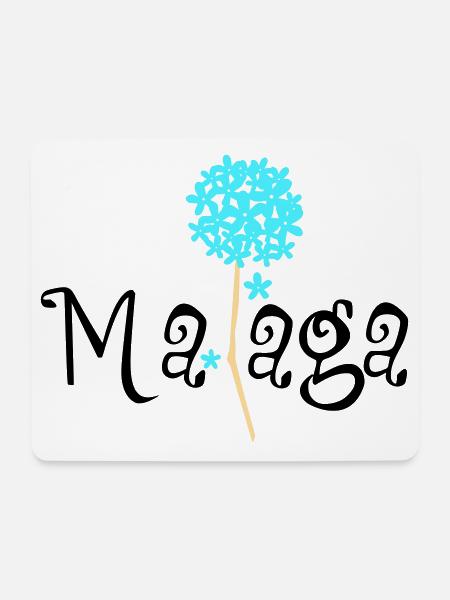 Malaga Biznaga - Mousepad (Querformat) - Weiß