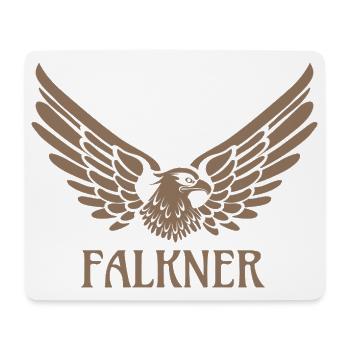 Falkner Adler Falke Falknerei Geschenk - Mousepad (Querformat) - Weiß - Vorne