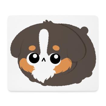 Chibi Berner Bergwelpe - Mousepad (Querformat) - Weiß - Vorne