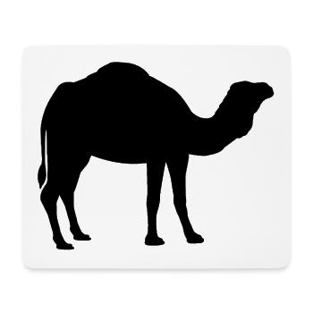 Kamel  - Mousepad (Querformat) - Weiß - Vorne