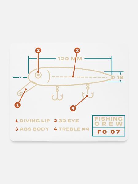 Feldspezifikation - Mousepad (Querformat) - Weiß
