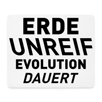 ERDE UNREIF - Mousepad (Querformat) - Weiß - Vorne
