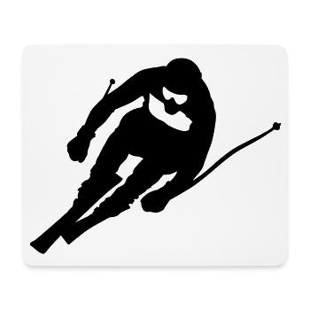 ski_6 - Mouse Pad (horizontal) - white - Front