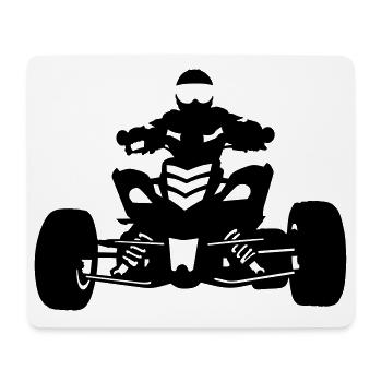 Quad - Mousepad (Querformat) - Weiß - Vorne