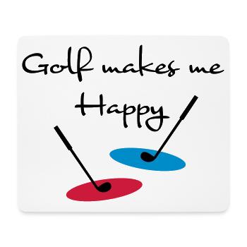 golf - Mouse Pad (horizontal) - white - Front