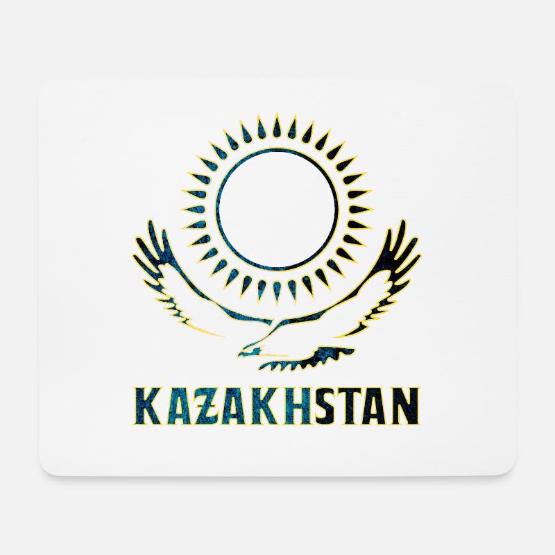 Kasachstan Steppenadler Geschenk - Mousepad (Querformat) - Weiß