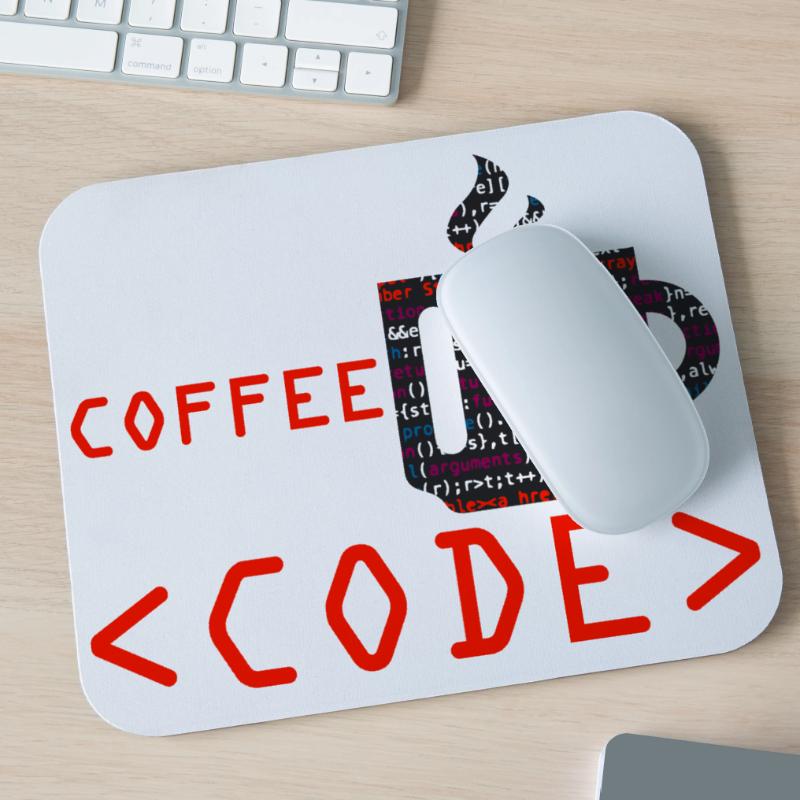 Aus Kaffee Code generieren Programmierer Mousepad (Querformat)