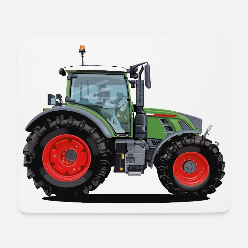 Traktor, den jeder mag - Mousepad (Querformat) - Weiß
