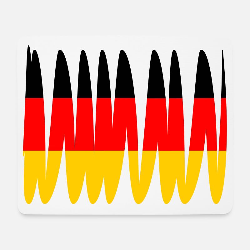 Germany Flag - Mouse Pad (horizontal) - white