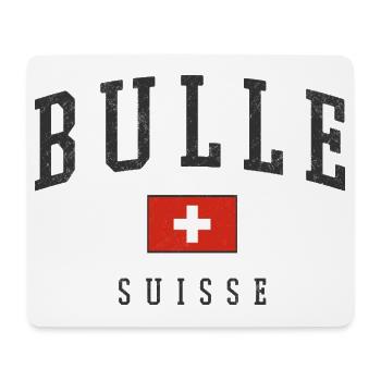 Bulle Suisse Emblem - Mouse Pad (horizontal) - white - Front