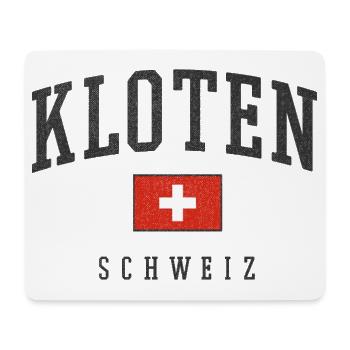 Kloten – Schweizer Identität aus dem Kanton Zürich - Mousepad (Querformat) - Weiß - Vorne