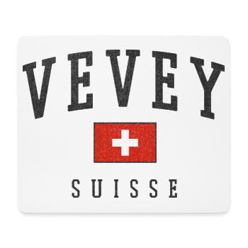 Vevey Schweiz Emblem - Mousepad (Querformat) - Weiß - Vorne